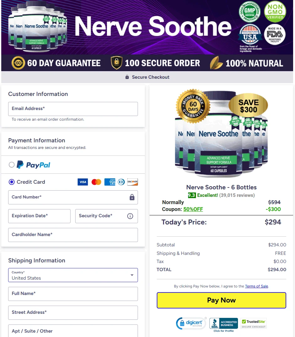 NerveSoothe Discount